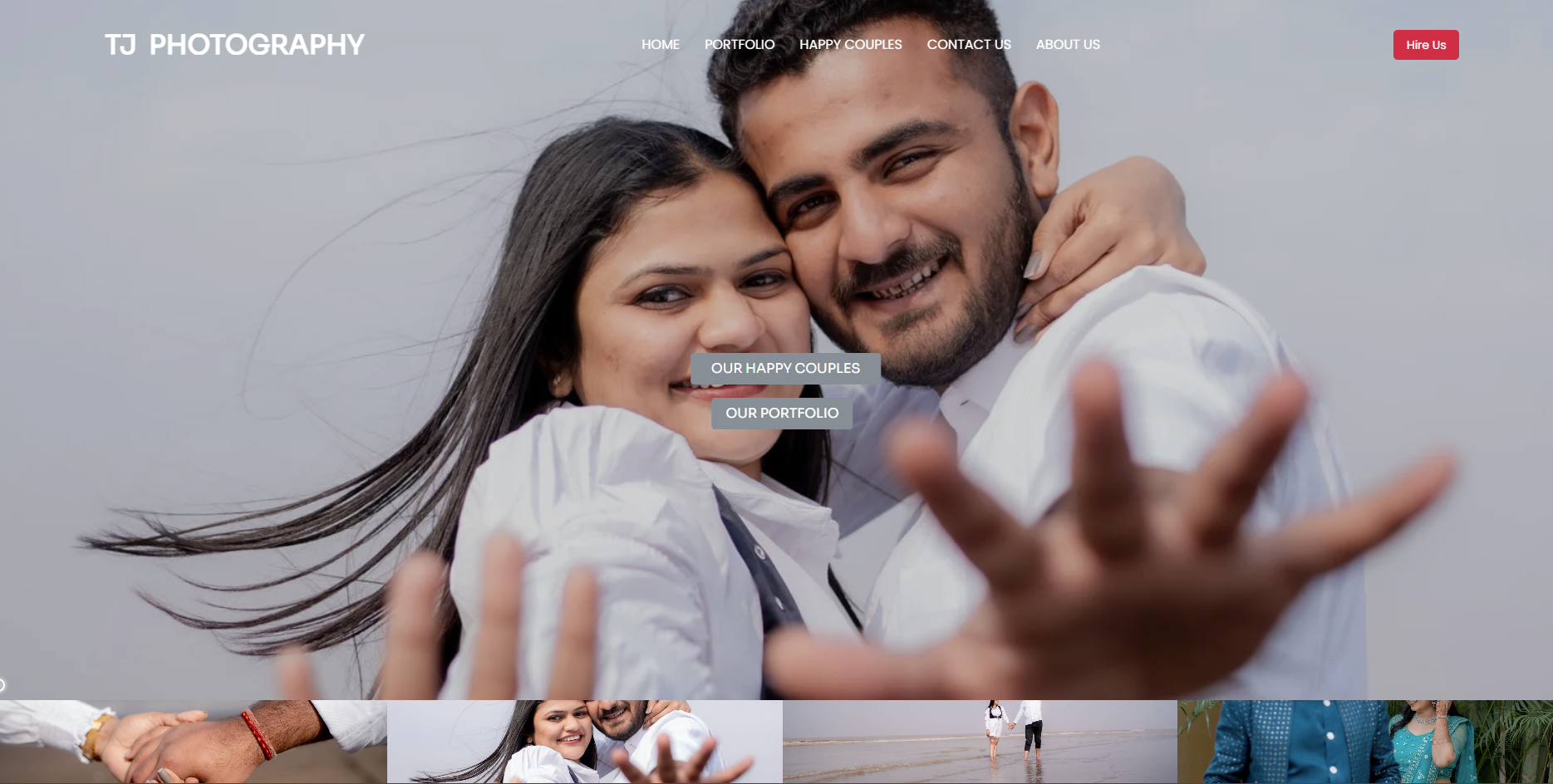 Recent website project preview